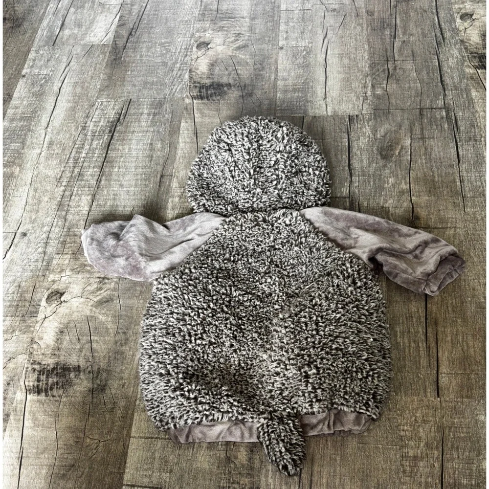 Target Hedgehog Infant Costume Brown Plush Hooded One Piece 6-12 Months‎ - Picture 3 of 3